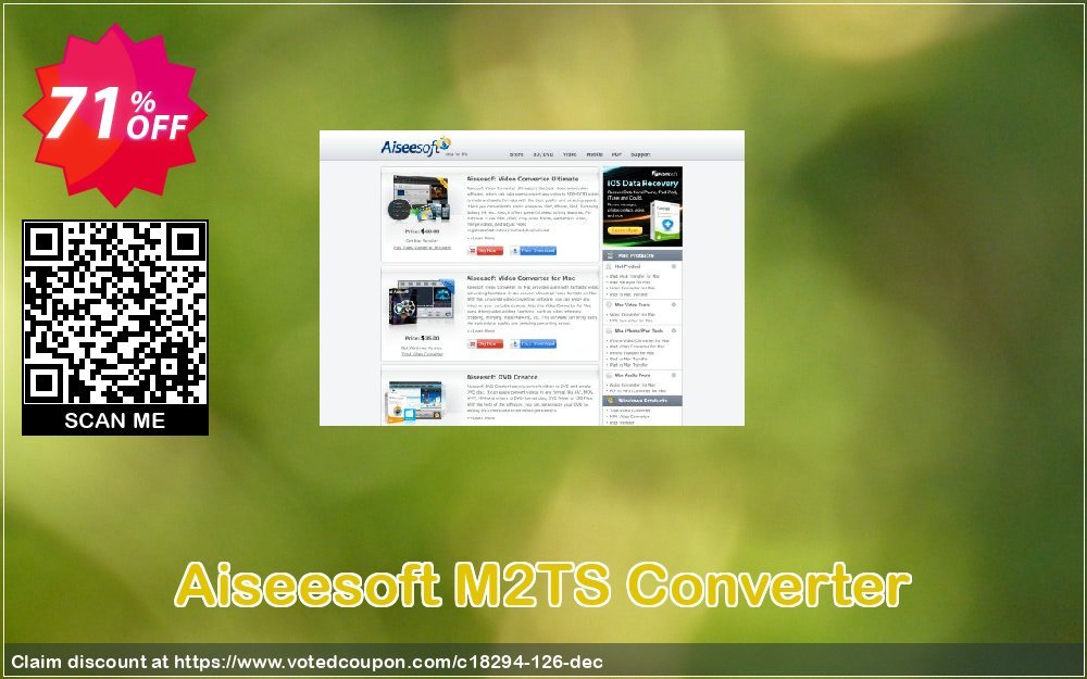 Aiseesoft M2TS Converter Coupon Code Apr 2024, 71% OFF - VotedCoupon