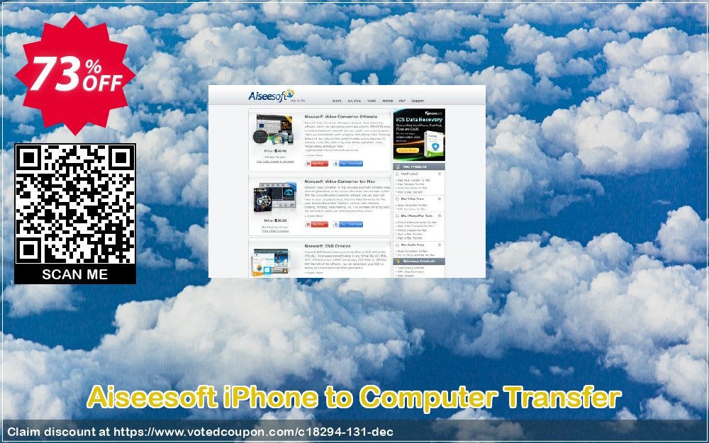 Aiseesoft iPhone to Computer Transfer Coupon Code Apr 2024, 73% OFF - VotedCoupon