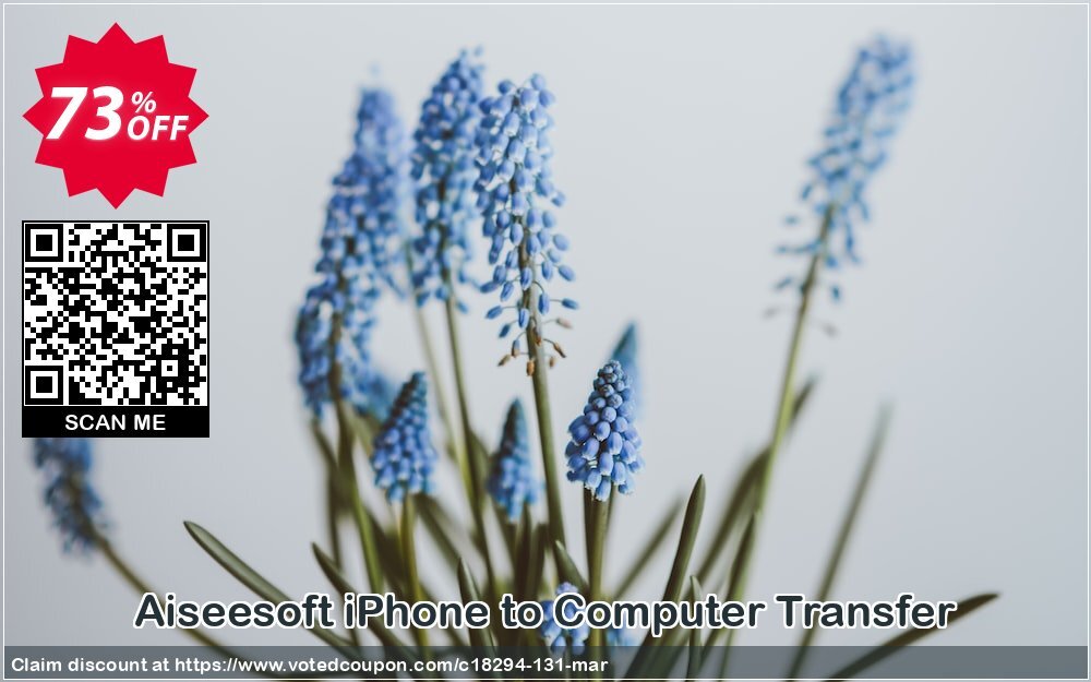 Aiseesoft iPhone to Computer Transfer Coupon, discount 40% Aiseesoft. Promotion: 