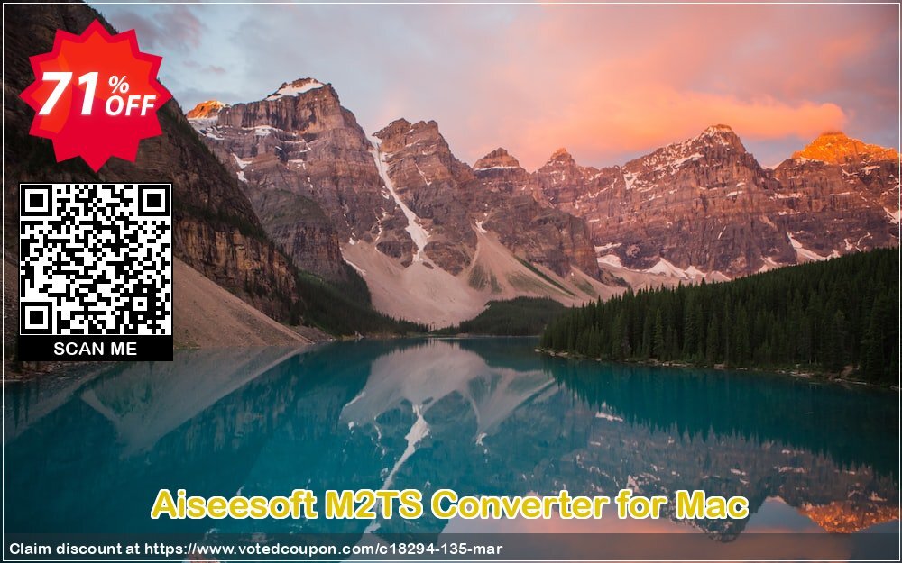 Aiseesoft M2TS Converter for MAC Coupon, discount 40% Aiseesoft. Promotion: 40% Off for All Products of Aiseesoft