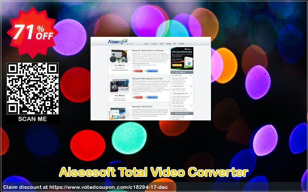 Aiseesoft Total Video Converter Coupon, discount Aiseesoft Total Video Converter awesome deals code 2023. Promotion: 40% Off for All Products of Aiseesoft