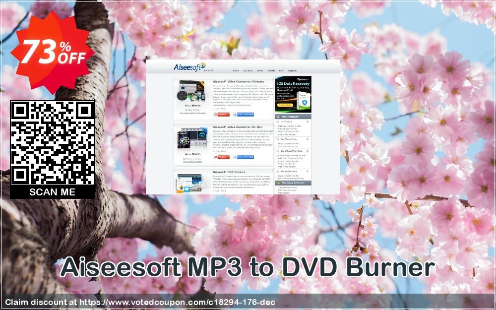 Aiseesoft MP3 to DVD Burner Coupon Code Apr 2024, 73% OFF - VotedCoupon