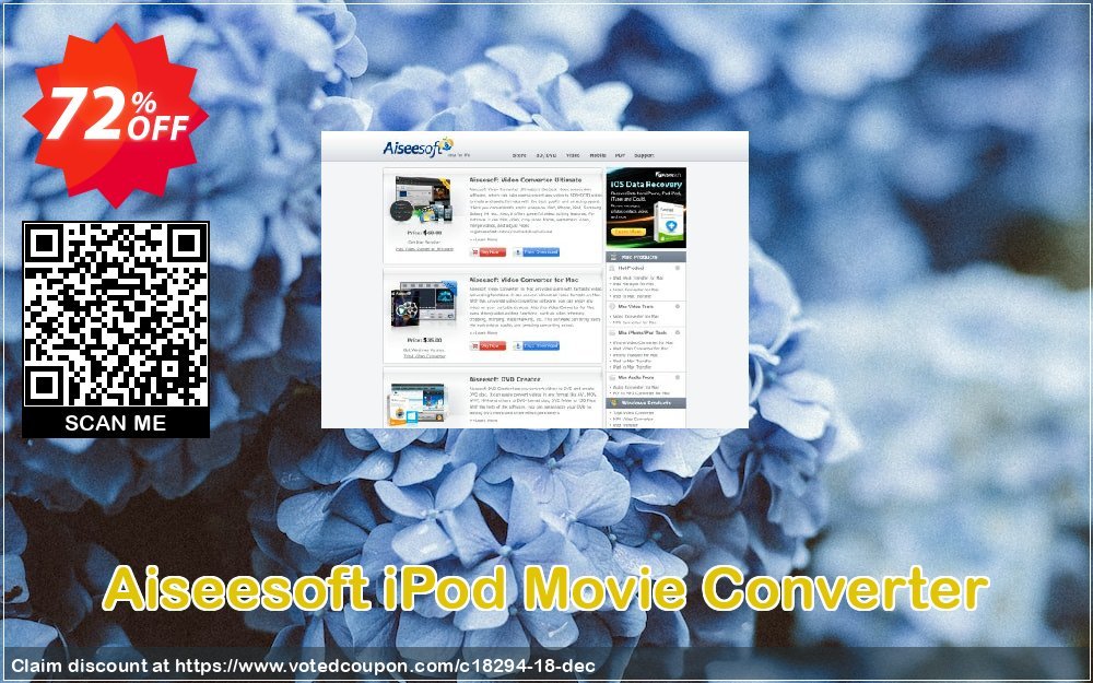 Aiseesoft iPod Movie Converter Coupon, discount Aiseesoft iPod Movie Converter awful offer code 2024. Promotion: 40% Off for All Products of Aiseesoft