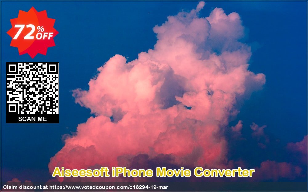 Aiseesoft iPhone Movie Converter Coupon Code May 2024, 72% OFF - VotedCoupon