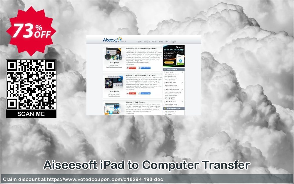 Aiseesoft iPad to Computer Transfer Coupon, discount 40% Aiseesoft. Promotion: 