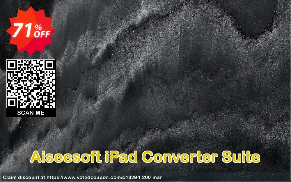 Aiseesoft iPad Converter Suite Coupon, discount 40% Aiseesoft. Promotion: 40% Off for All Products of Aiseesoft