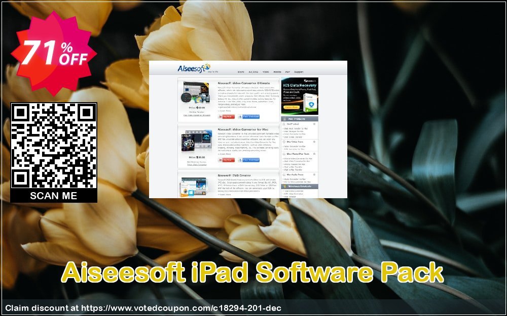 Aiseesoft iPad Software Pack Coupon Code Apr 2024, 71% OFF - VotedCoupon