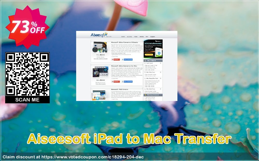 Aiseesoft iPad to MAC Transfer Coupon Code Apr 2024, 73% OFF - VotedCoupon