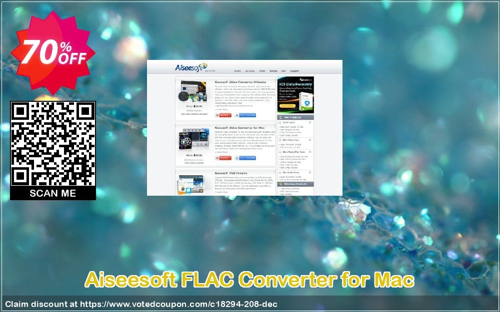 Aiseesoft FLAC Converter for MAC Coupon, discount Aiseesoft FLAC Converter for Mac formidable promo code 2024. Promotion: 40% Off for All Products of Aiseesoft