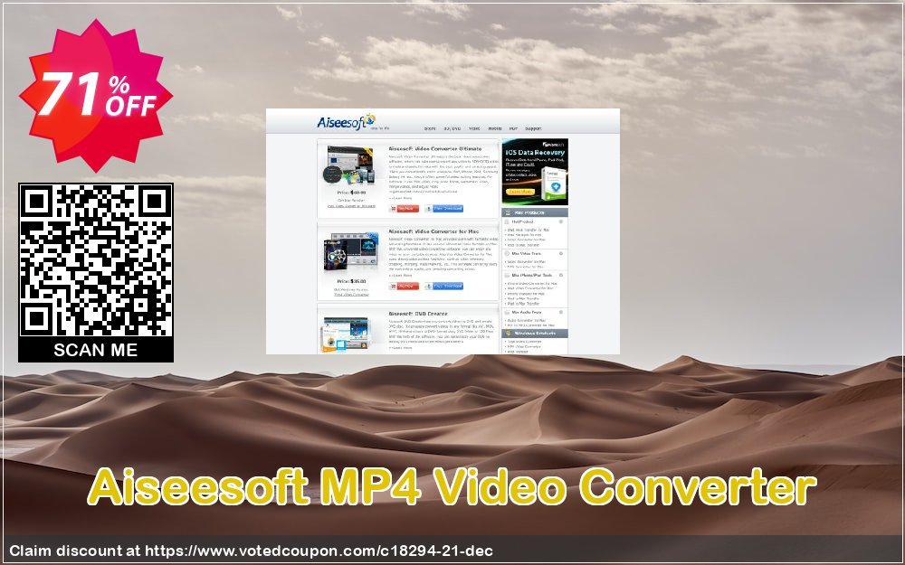 Aiseesoft MP4 Video Converter Coupon Code Apr 2024, 71% OFF - VotedCoupon