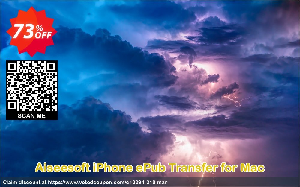 Aiseesoft iPhone ePub Transfer for MAC Coupon Code Apr 2024, 73% OFF - VotedCoupon