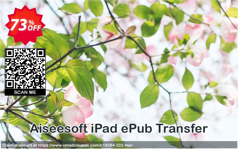 Aiseesoft iPad ePub Transfer Coupon, discount 40% Aiseesoft. Promotion: 