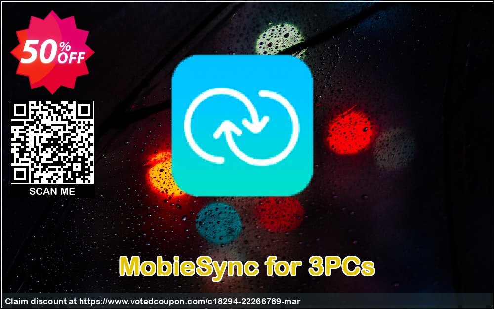 MobieSync for 3PCs Coupon, discount 50% OFF MobieSync for 3PCs, verified. Promotion: Fearsome deals code of MobieSync for 3PCs, tested & approved