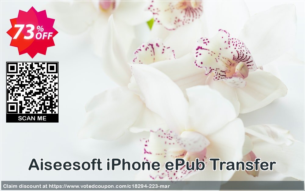 Aiseesoft iPhone ePub Transfer Coupon, discount 40% Aiseesoft. Promotion: 