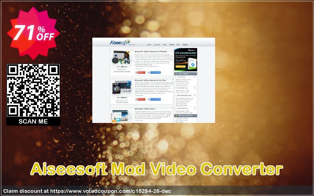 Aiseesoft Mod Video Converter Coupon, discount 70% OFF Aiseesoft Mod Video Converter Feb 2024. Promotion: Fearsome deals code of Aiseesoft Mod Video Converter, tested in February 2024