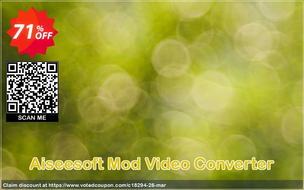 Aiseesoft Mod Video Converter Coupon Code Apr 2024, 71% OFF - VotedCoupon