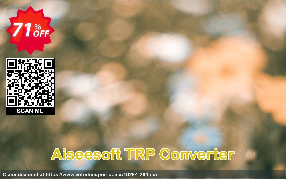 Aiseesoft TRP Converter Coupon Code Jun 2024, 71% OFF - VotedCoupon