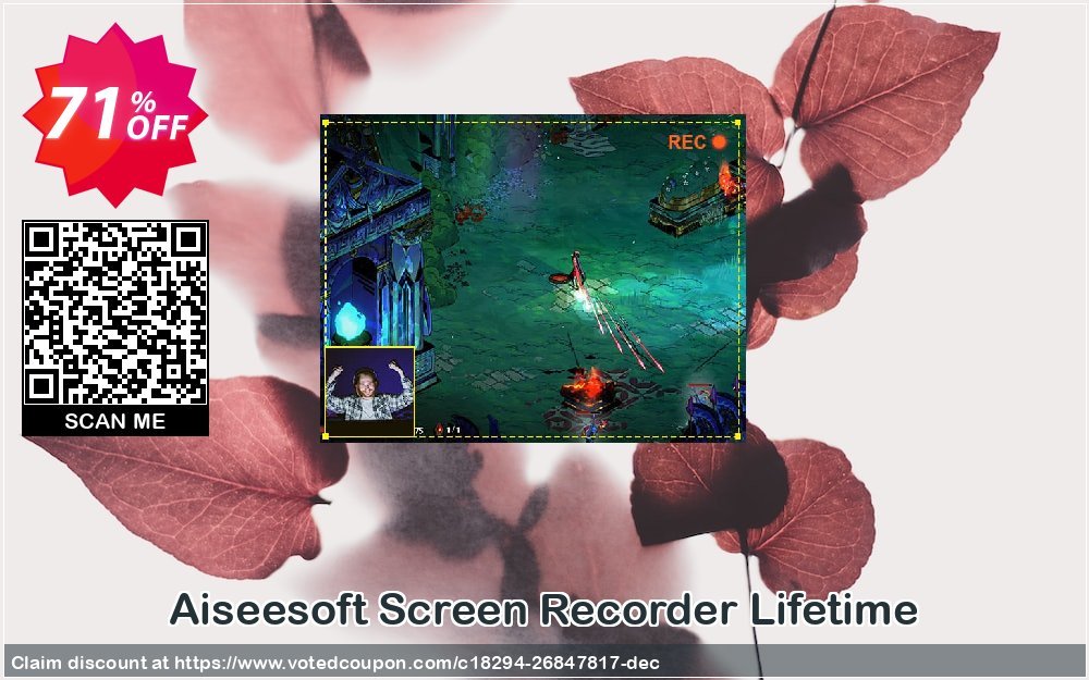Aiseesoft Screen Recorder Lifetime Coupon, discount Aiseesoft Screen Recorder - Lifetime/3 PCs Super offer code 2024. Promotion: Super offer code of Aiseesoft Screen Recorder - Lifetime/3 PCs 2024