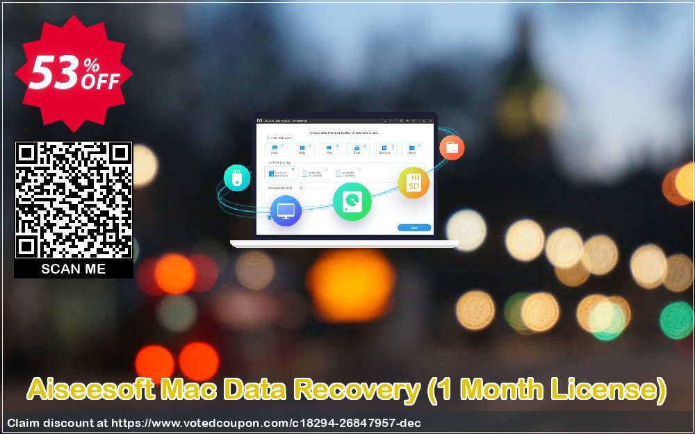 Aiseesoft MAC Data Recovery, Monthly Plan  Coupon Code Apr 2024, 53% OFF - VotedCoupon