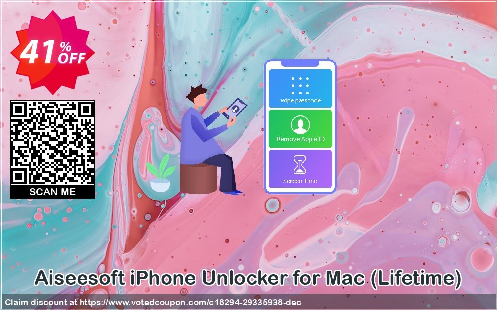 Aiseesoft iPhone Unlocker for MAC, Lifetime  Coupon, discount Aiseesoft iPhone Unlocker for Mac - Lifetime/6 iOS Devices Best discounts code 2024. Promotion: Best discounts code of Aiseesoft iPhone Unlocker for Mac - Lifetime/6 iOS Devices 2024