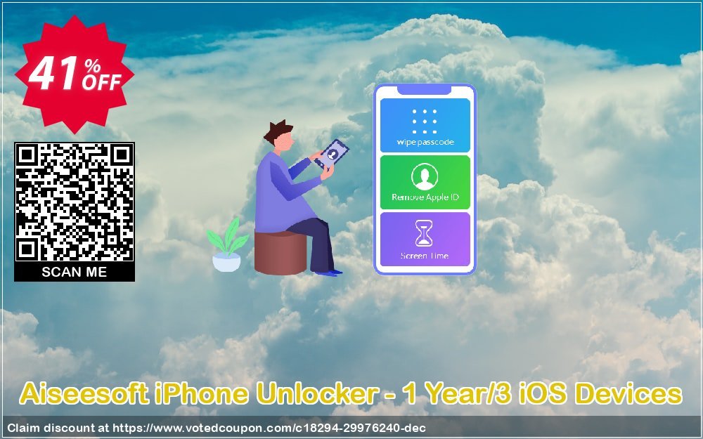 Aiseesoft iPhone Unlocker - Yearly/3 iOS Devices Coupon Code Apr 2024, 41% OFF - VotedCoupon
