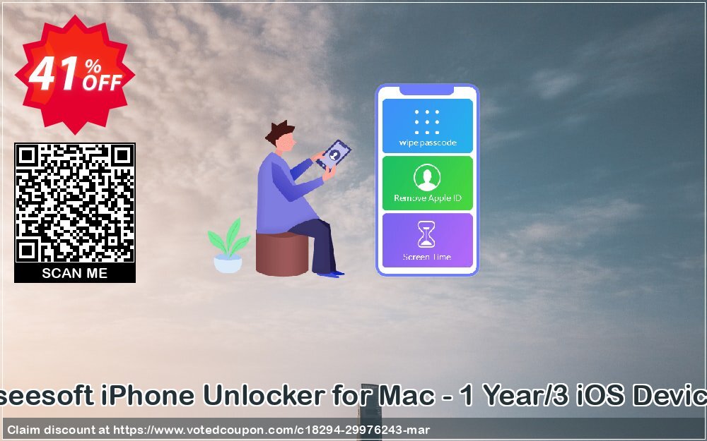 Aiseesoft iPhone Unlocker for MAC - Yearly/3 iOS Devices Coupon Code Apr 2024, 41% OFF - VotedCoupon