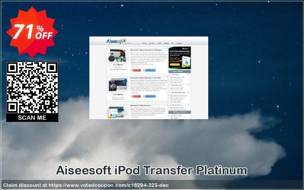 Aiseesoft iPod Transfer Platinum Coupon Code Apr 2024, 71% OFF - VotedCoupon