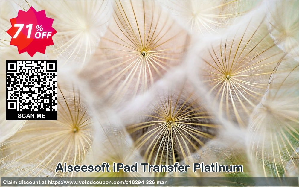 Aiseesoft iPad Transfer Platinum Coupon Code Apr 2024, 71% OFF - VotedCoupon