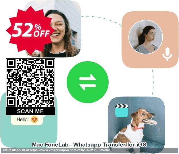 MAC FoneLab - Whatsapp Transfer for iOS Coupon, discount Back to School Contest Discount. Promotion: Stunning sales code of Mac FoneLab - WhatsApp Transfer for iOS 2024