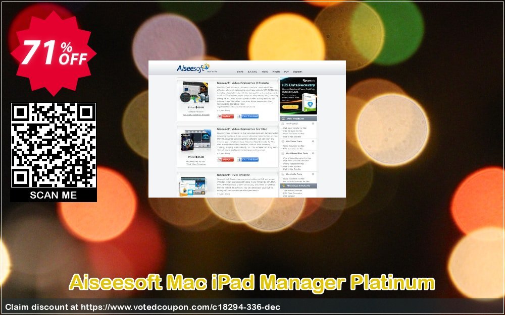 Aiseesoft MAC iPad Manager Platinum Coupon Code Apr 2024, 71% OFF - VotedCoupon