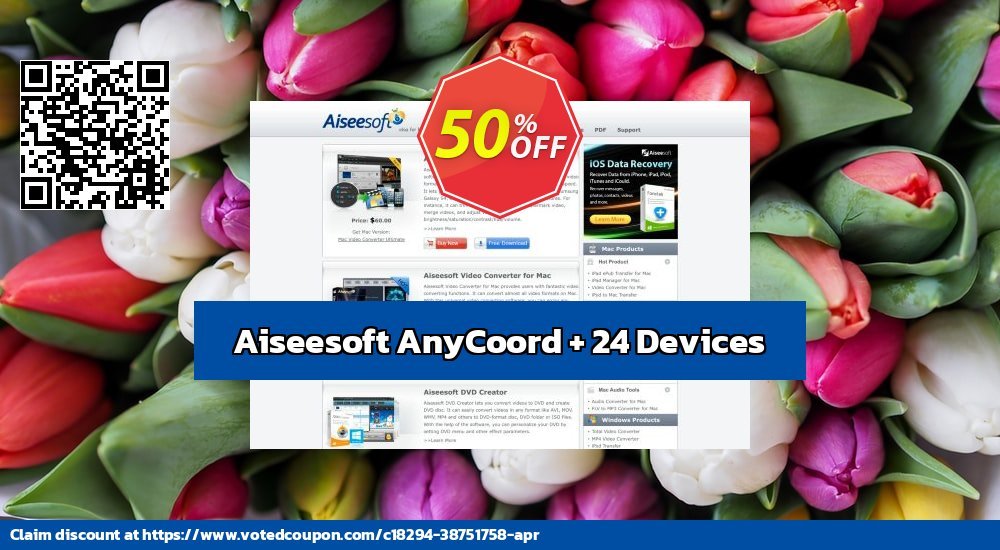 Aiseesoft AnyCoord + 24 Devices Coupon, discount Aiseesoft AnyCoord + 24 Devices Imposing discounts code 2024. Promotion: Imposing discounts code of Aiseesoft AnyCoord + 24 Devices 2024
