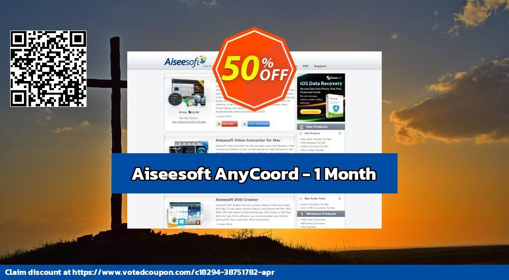 Aiseesoft AnyCoord - Monthly Coupon, discount Aiseesoft AnyCoord - 1 Month Stirring deals code 2024. Promotion: Stirring deals code of Aiseesoft AnyCoord - 1 Month 2024