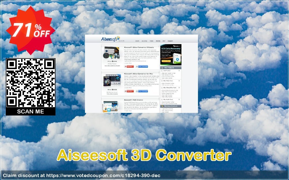 Aiseesoft 3D Converter Coupon Code Apr 2024, 71% OFF - VotedCoupon