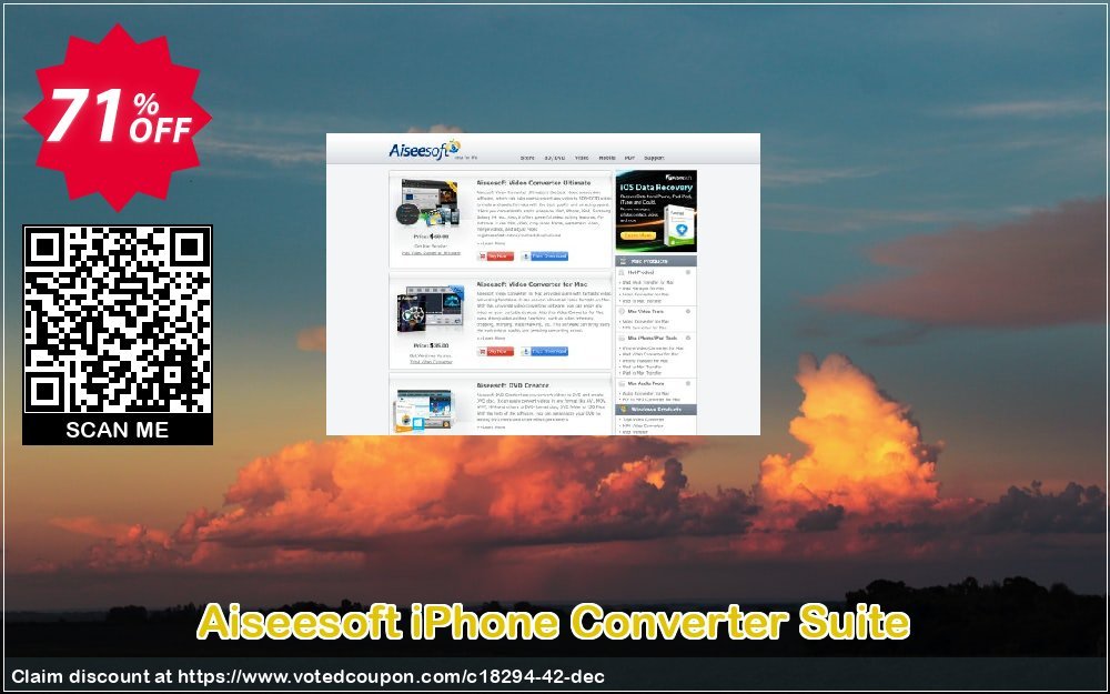 Aiseesoft iPhone Converter Suite Coupon Code Apr 2024, 71% OFF - VotedCoupon