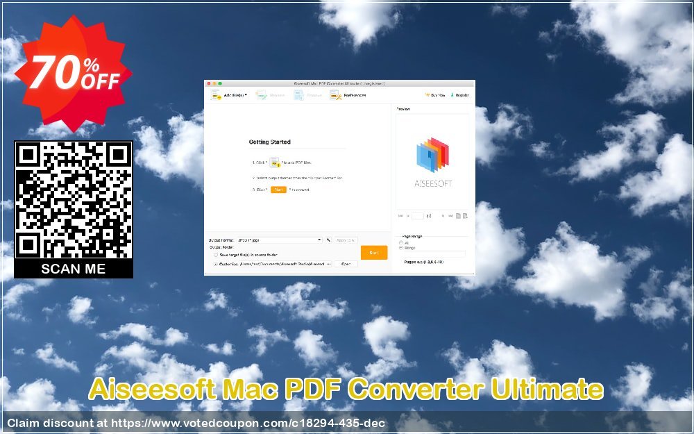 Aiseesoft MAC PDF Converter Ultimate Coupon, discount 50% OFF Aiseesoft Mac PDF Converter Ultimate 2024. Promotion: Fearsome deals code of Aiseesoft Mac PDF Converter Ultimate, tested in {{MONTH}}