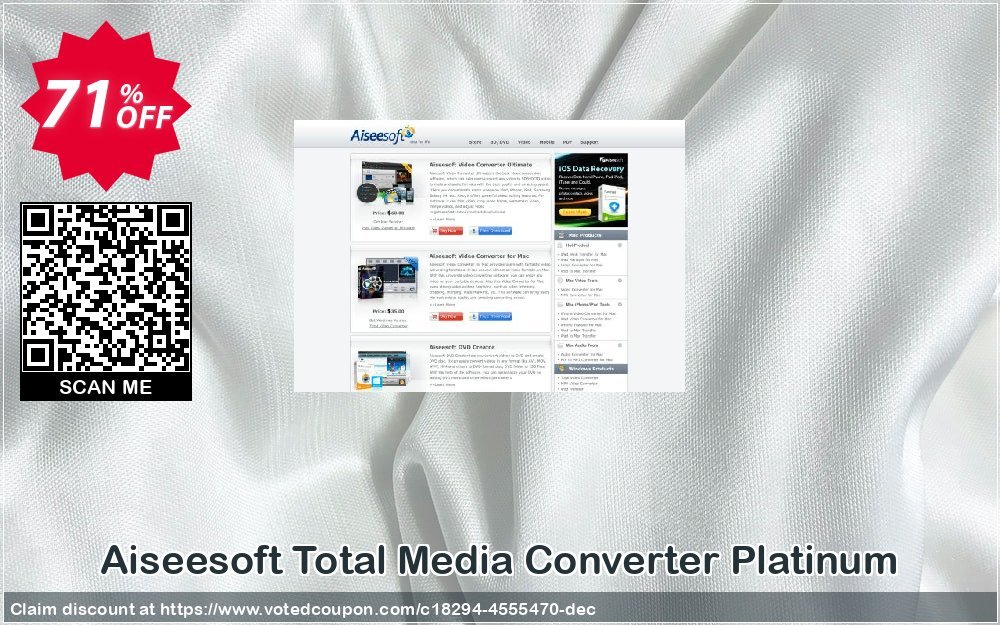 Aiseesoft Total Media Converter Platinum Coupon Code May 2024, 71% OFF - VotedCoupon