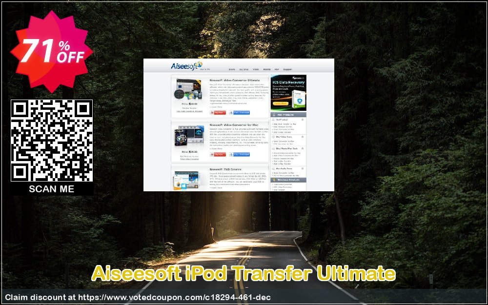 Aiseesoft iPod Transfer Ultimate Coupon Code Apr 2024, 71% OFF - VotedCoupon