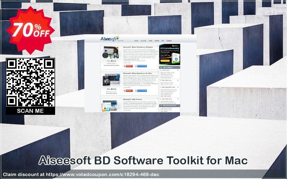 Aiseesoft BD Software Toolkit for MAC Coupon, discount 40% Aiseesoft. Promotion: 40% Off for All Products of Aiseesoft