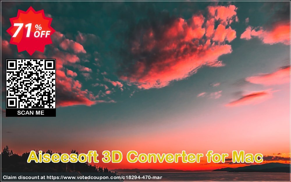 Aiseesoft 3D Converter for MAC Coupon, discount 40% Aiseesoft. Promotion: 40% Off for All Products of Aiseesoft