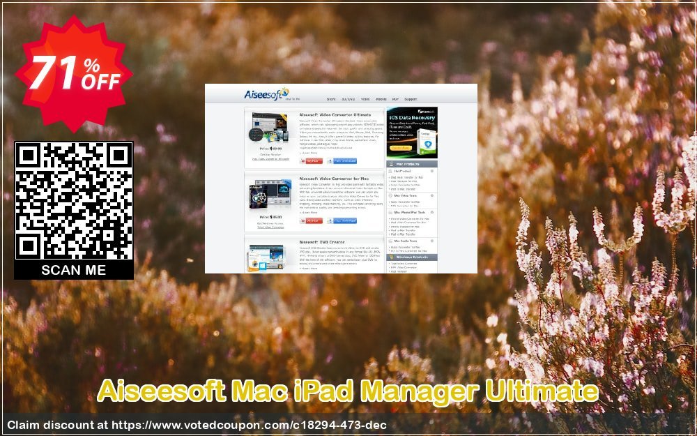 Aiseesoft MAC iPad Manager Ultimate Coupon Code Apr 2024, 71% OFF - VotedCoupon