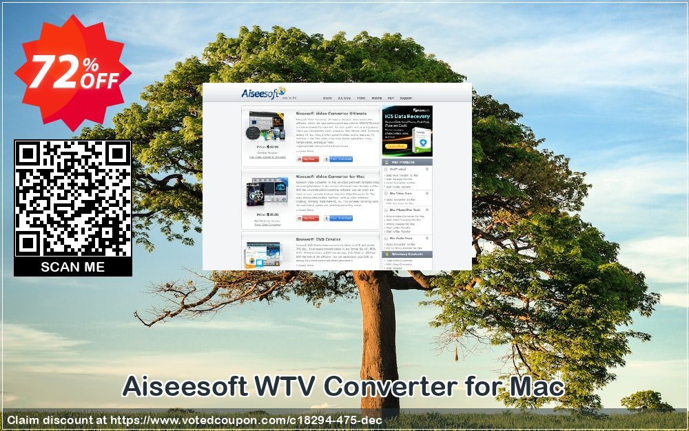 Aiseesoft WTV Converter for MAC Coupon, discount 40% Aiseesoft. Promotion: 40% Off for All Products of Aiseesoft