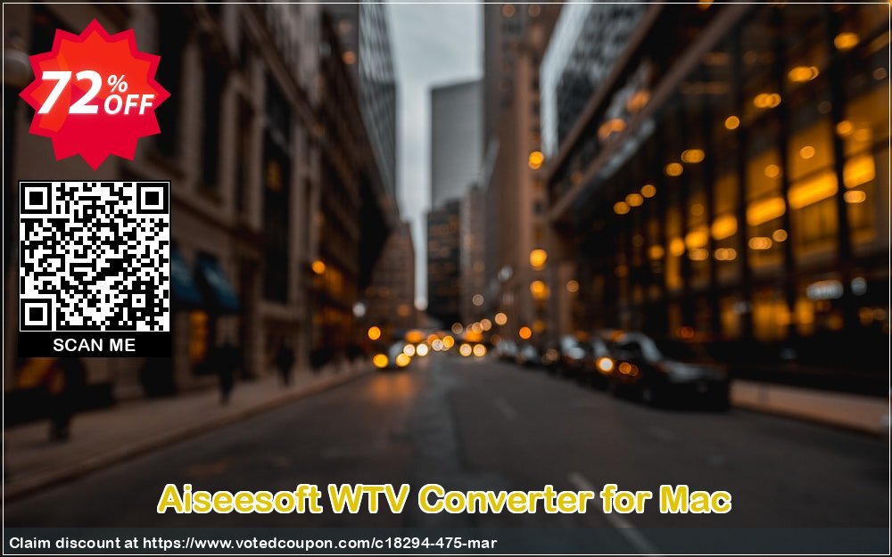 Aiseesoft WTV Converter for MAC Coupon Code Apr 2024, 72% OFF - VotedCoupon