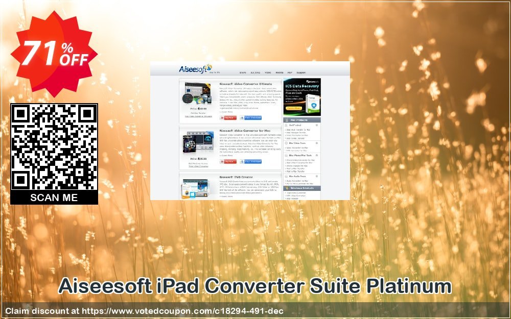 Aiseesoft iPad Converter Suite Platinum Coupon Code Apr 2024, 71% OFF - VotedCoupon