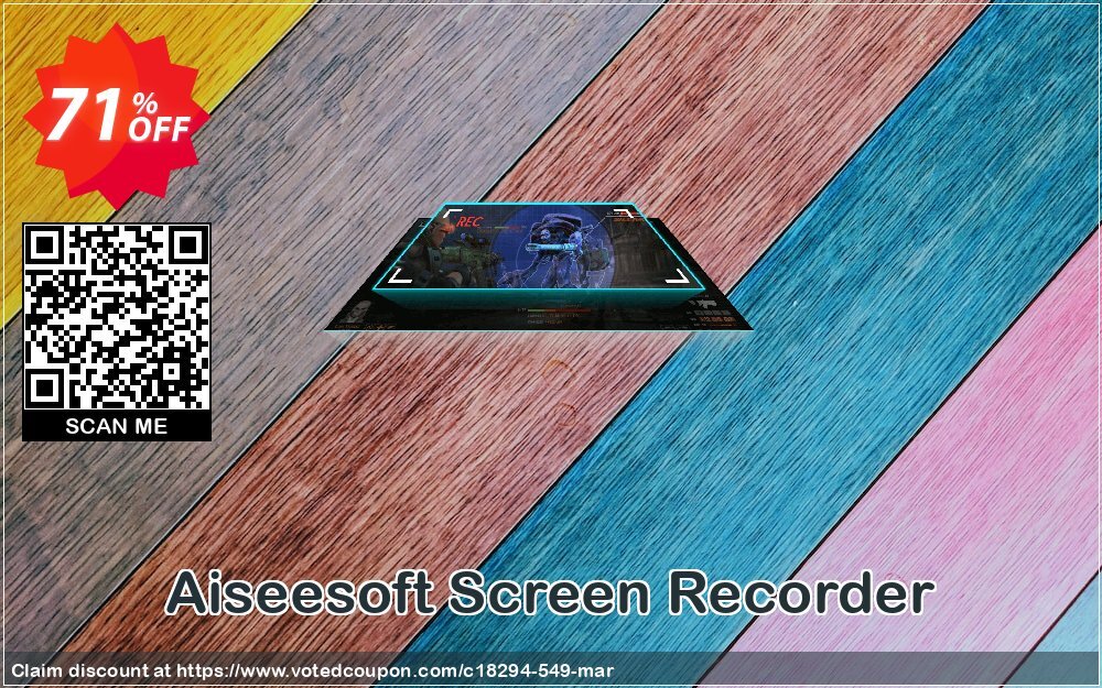 Aiseesoft Screen Recorder Coupon, discount 40% Aiseesoft. Promotion: