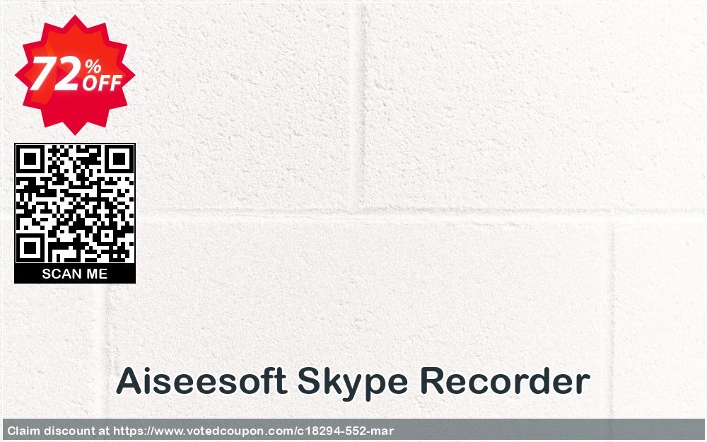 Aiseesoft Skype Recorder Coupon, discount 40% Aiseesoft. Promotion: 