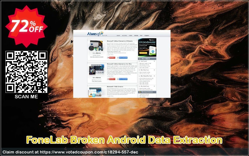 FoneLab Broken Android Data Extraction Coupon, discount 40% Aiseesoft Fonelab Android. Promotion: 40% Aiseesoft fonelab Coupon code