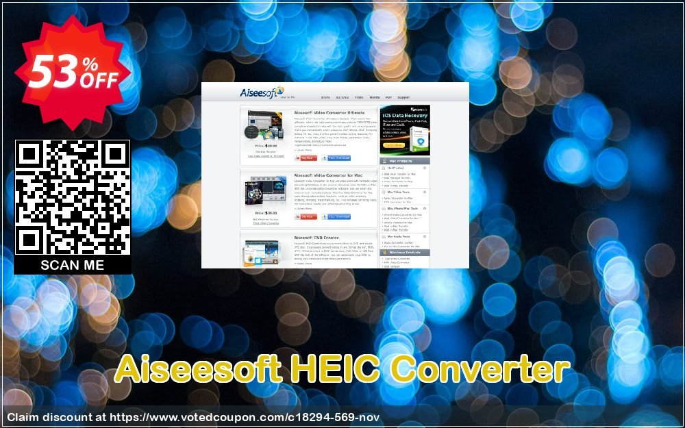 Aiseesoft HEIC Converter Coupon, discount 40% Aiseesoft. Promotion: 40% Aiseesoft Coupon code