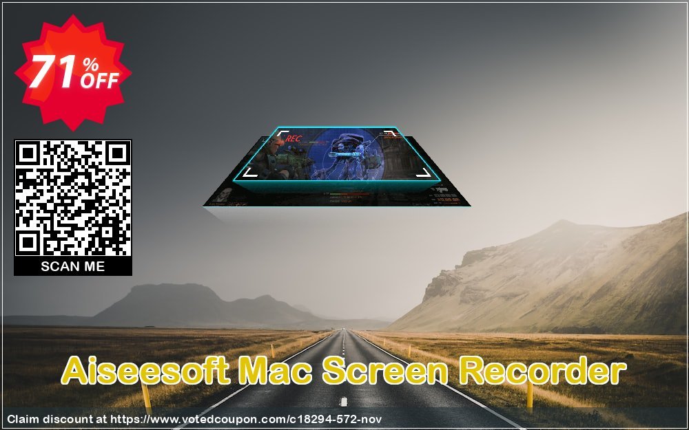 Aiseesoft MAC Screen Recorder Coupon, discount 40% Aiseesoft. Promotion: 40% Aiseesoft Coupon code