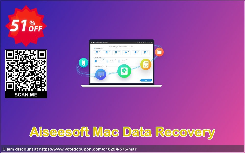 Aiseesoft MAC Data Recovery Coupon Code May 2024, 51% OFF - VotedCoupon