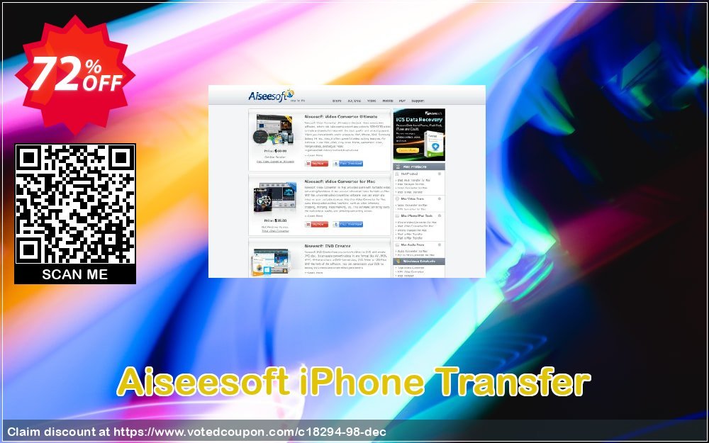 Aiseesoft iPhone Transfer Coupon Code Apr 2024, 72% OFF - VotedCoupon